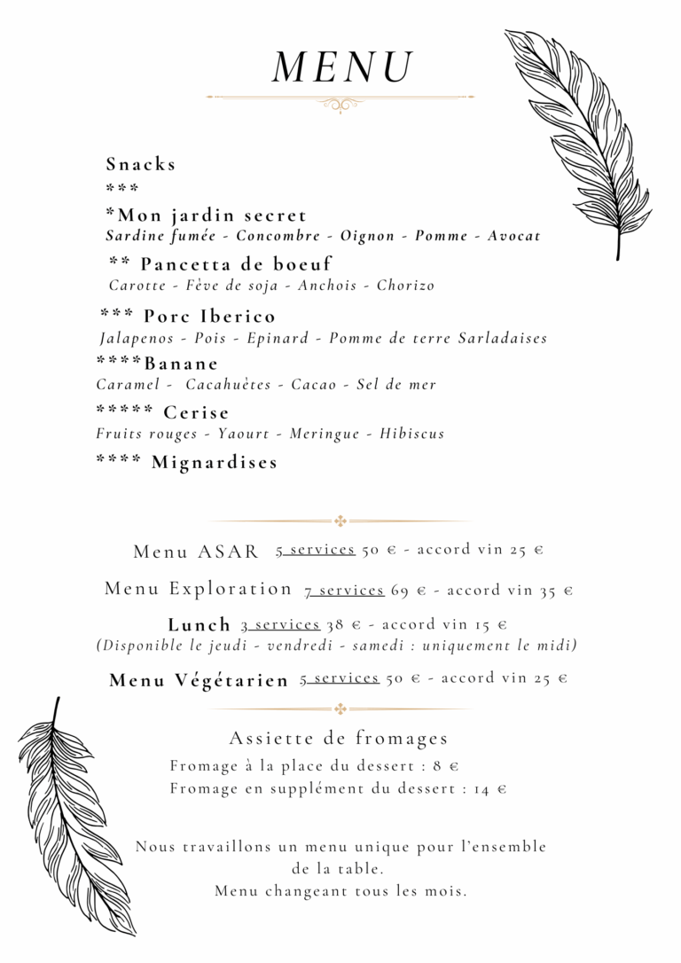 Menu-French-White