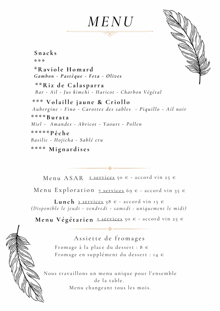 Menu-French-White