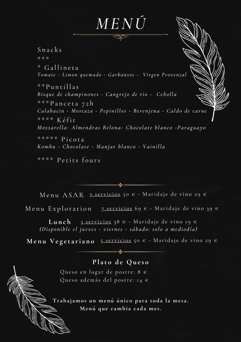 Menu-Spanish-Black