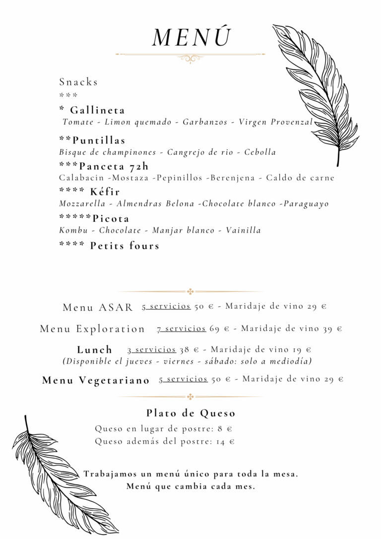 Menu-Spanish-White