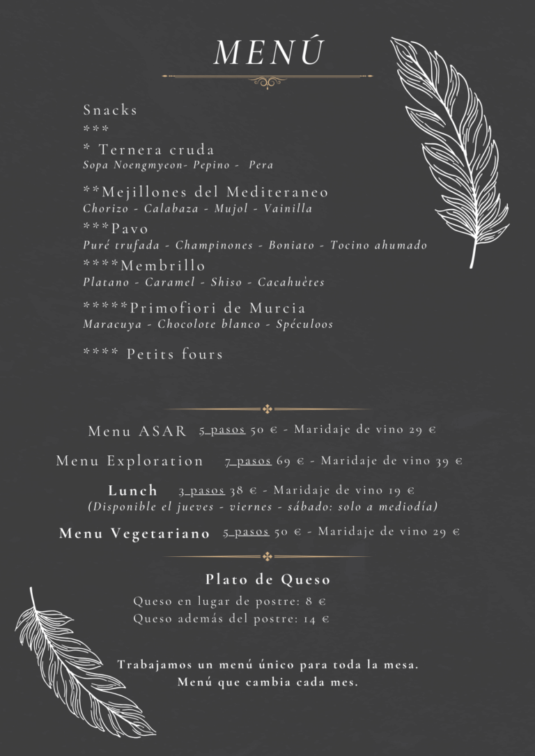 Menu-Spanish-Black